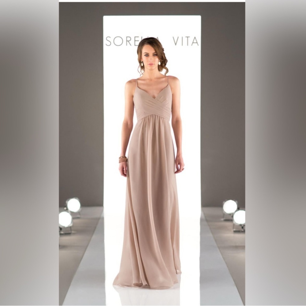 Sorella Vita chiffon maxi dress 8798 - Picture 2 of 8